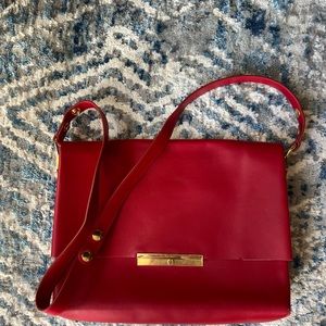 Authentic Celine Blade bag red